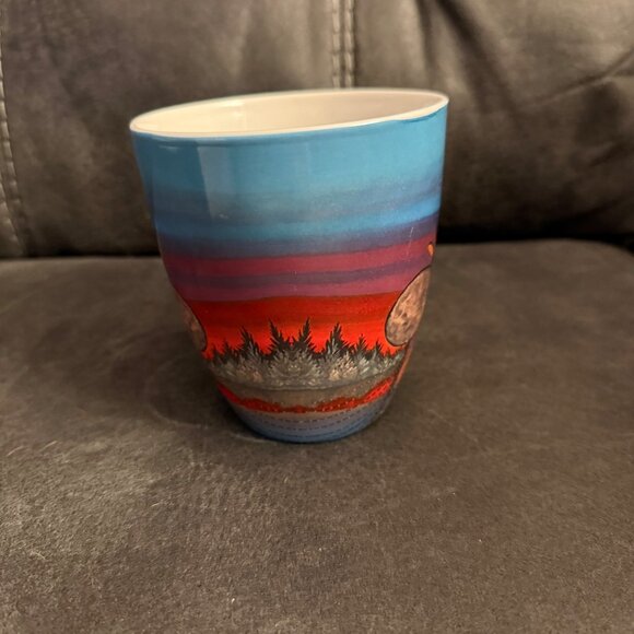 Aurora Drummer Ceramic Mug By Betty Albert For Wabimeguil With Signature Design - Picture 7 of 8